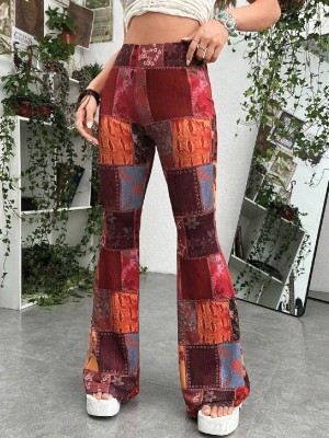 TANDUL Regular Fit Women Multicolor Trousers