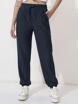 Tokyo Talkies Regular Fit Women Blue Trousers