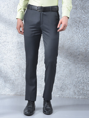 Canary London Slim Fit Men Grey Trousers