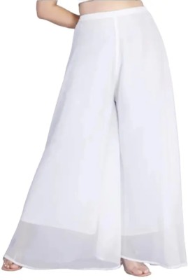 N BOM Relaxed Women White Trousers