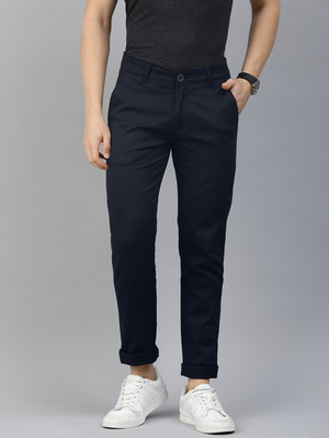 Tanip Slim Fit Men Blue Trousers
