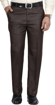 McHenry Regular Fit Men Brown Trousers