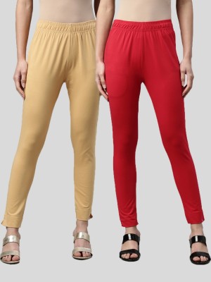 Missiva Regular Fit Women Beige, Red Trousers