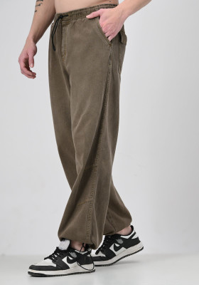 NEEDLE ART Regular Fit Men Brown Trousers