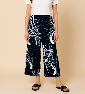 raamya Comfort Fit Women Black Trousers