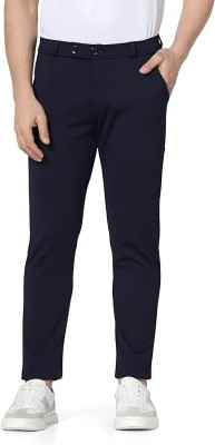 COMBRAIDED Regular Fit Men Blue Trousers