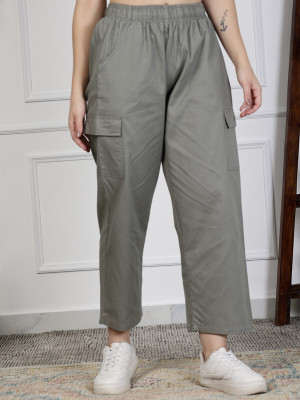 NEUDIS Regular Fit Women Grey Trousers