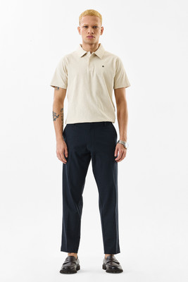 Snitch Slim Fit Men Dark Blue Trousers