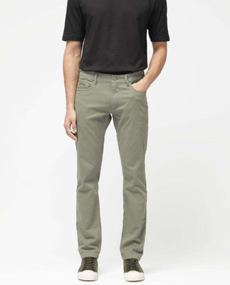 RARE RABBIT Regular Fit Men Green Trousers