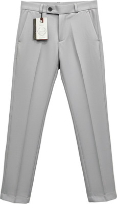 Freinlin Regular Fit Men Grey Trousers