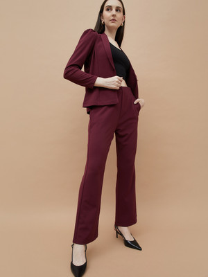 CODE by Lifestyle Regular Fit Women Purple Trousers