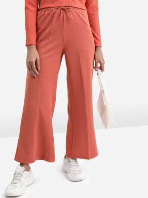 Tokyo Talkies Regular Fit Women Brown Trousers