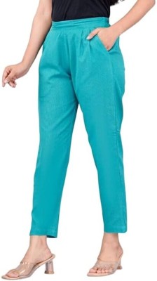 Bab Collections Regular Fit Women Blue Trousers