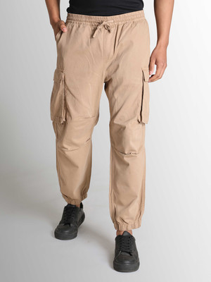 Roadster Relaxed Men Beige Trousers