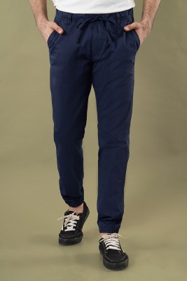 NIVASU Regular Fit Men Blue Trousers