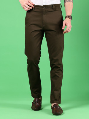 V-MART Slim Fit Men Green Trousers