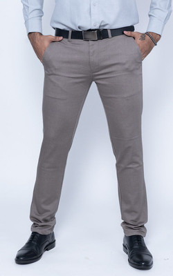 Nanzi Regular Fit Men Grey Trousers