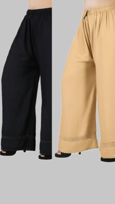 Sellingsea Regular Fit Women Beige, Black Trousers