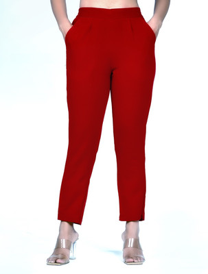Kohsh Regular Fit Women Black Trousers