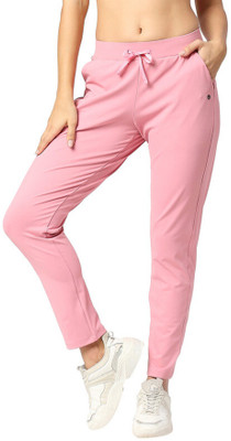 Laasa Sports Relaxed Women Pink Trousers
