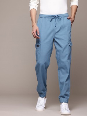 Roadster Relaxed Men Blue Trousers