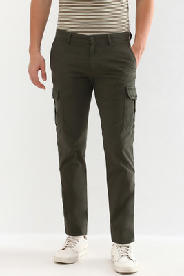 Allen Solly Slim Fit Men Green Trousers
