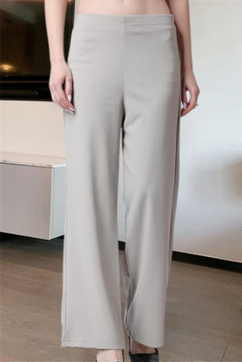 POPWINGS Flared Women Grey Trousers