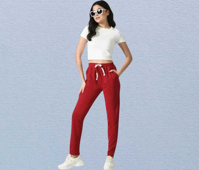 Royal-E-Kashmir Regular Fit Women Maroon Trousers