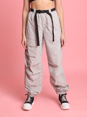 Bene Kleed Relaxed Women Grey Trousers