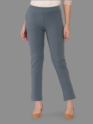 SPIFFY Regular Fit Women Grey Trousers