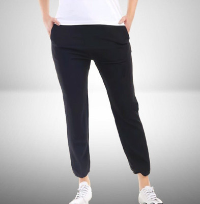 HouseOfCommon Regular Fit Women Black Trousers
