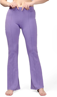 six out Relaxed Women Purple Trousers