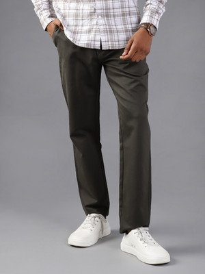 V-MART Slim Fit Men Green Trousers