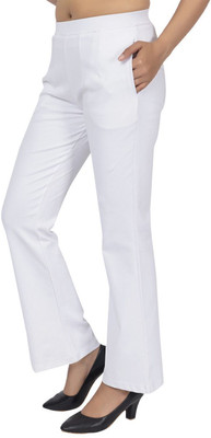 mlada Flared Women Multicolor Trousers