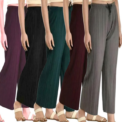 Hasangarments Loose Fit Women Multicolor Trousers