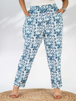 LetsDressUp Relaxed Women Blue Trousers