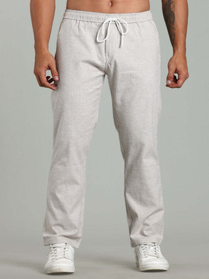 Paul Street Relaxed Men Beige Trousers