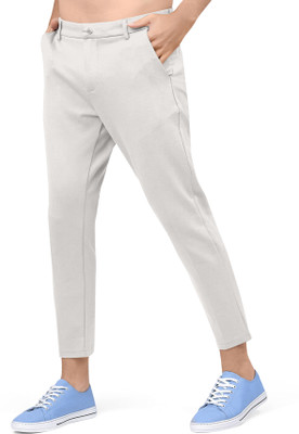 BAPASITARAM ENTERPRISE Regular Fit Men White Trousers