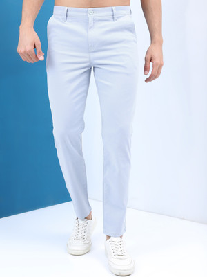 HIGHLANDER Slim Fit Men Blue Trousers