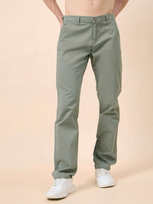 STUDIO NEXX Relaxed Men Light Green Trousers