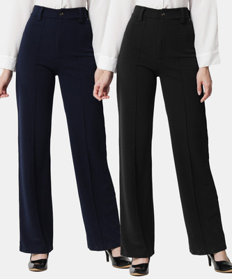KOTTY Regular Fit Women Multicolor Trousers