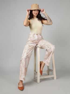 KOTTY Regular Fit Women Multicolor Trousers