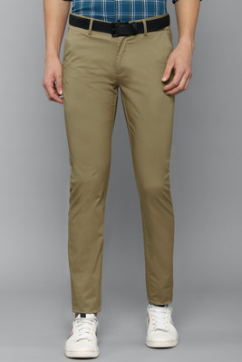 Allen Solly Slim Fit Men Khaki Trousers