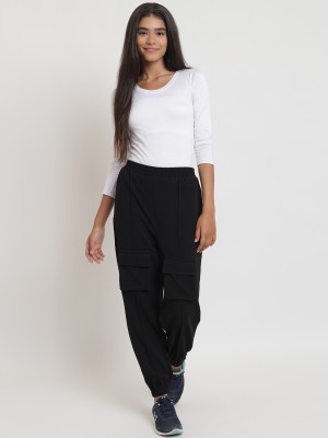 Arbiter Collection Regular Fit Women Black Trousers