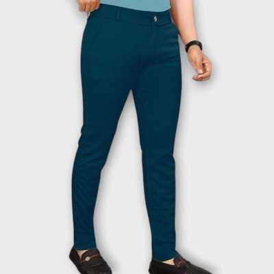 Vilantra Collection Slim Fit Men Multicolor Trousers