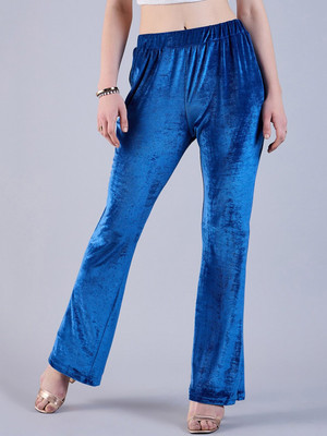 Freehand by The Indian Garage Co. Relaxed Women Blue Trousers