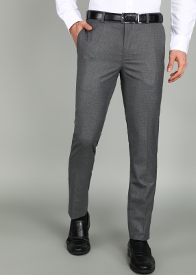 Raymond Slim Fit Men Grey Trousers