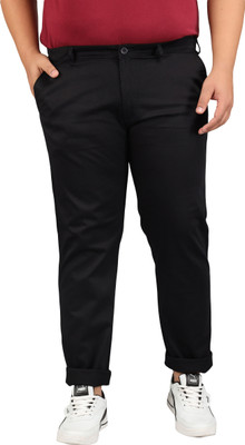 STUDIO NEXX Regular Fit Men Black Trousers