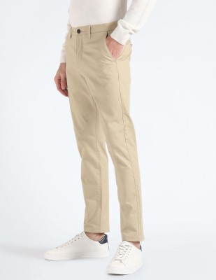 FLYING MACHINE Regular Fit Men Beige Trousers