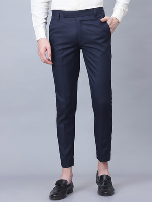 Tanip Regular Fit Men Blue Trousers
